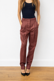 Casasola Wool & Cashmere Trousers Size 38 Loro Piana Fabrics