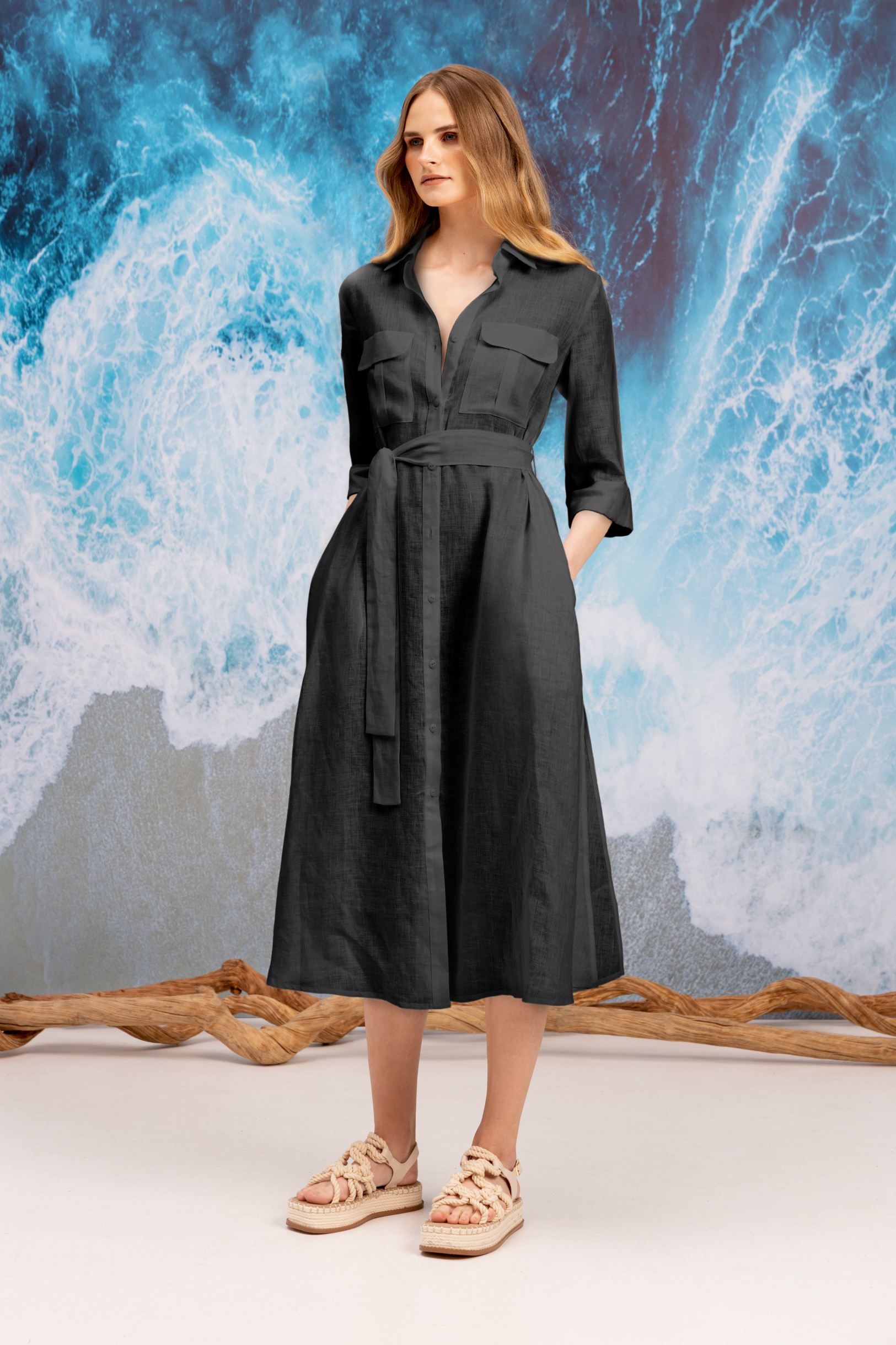 A Mere Co. - BF Shirt Dress