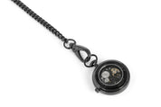 Tateossian Mechanical Skeleton Pocket Watch in Black