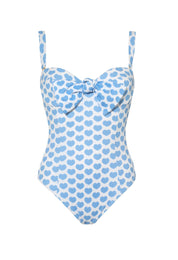 ALEXANDRA MIRO CLARA SWIMSUIT  HEART PRINT XS