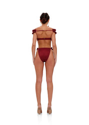 MULAN BIKINI BOTTOM - WINE