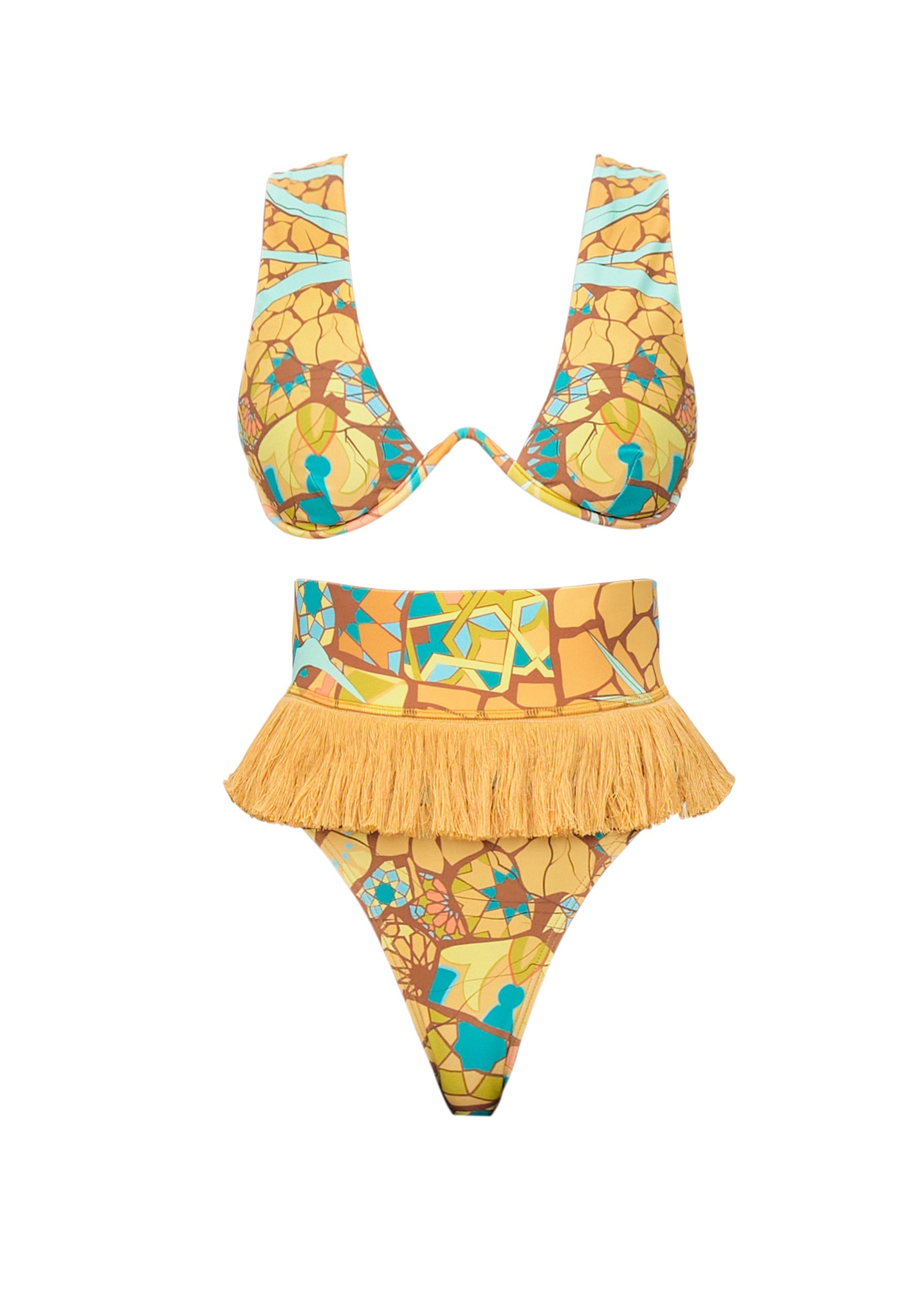LASA BIKINI TOP - ILIA II PRINT