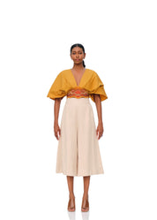 OLLA CROP TOP - MUSTARD