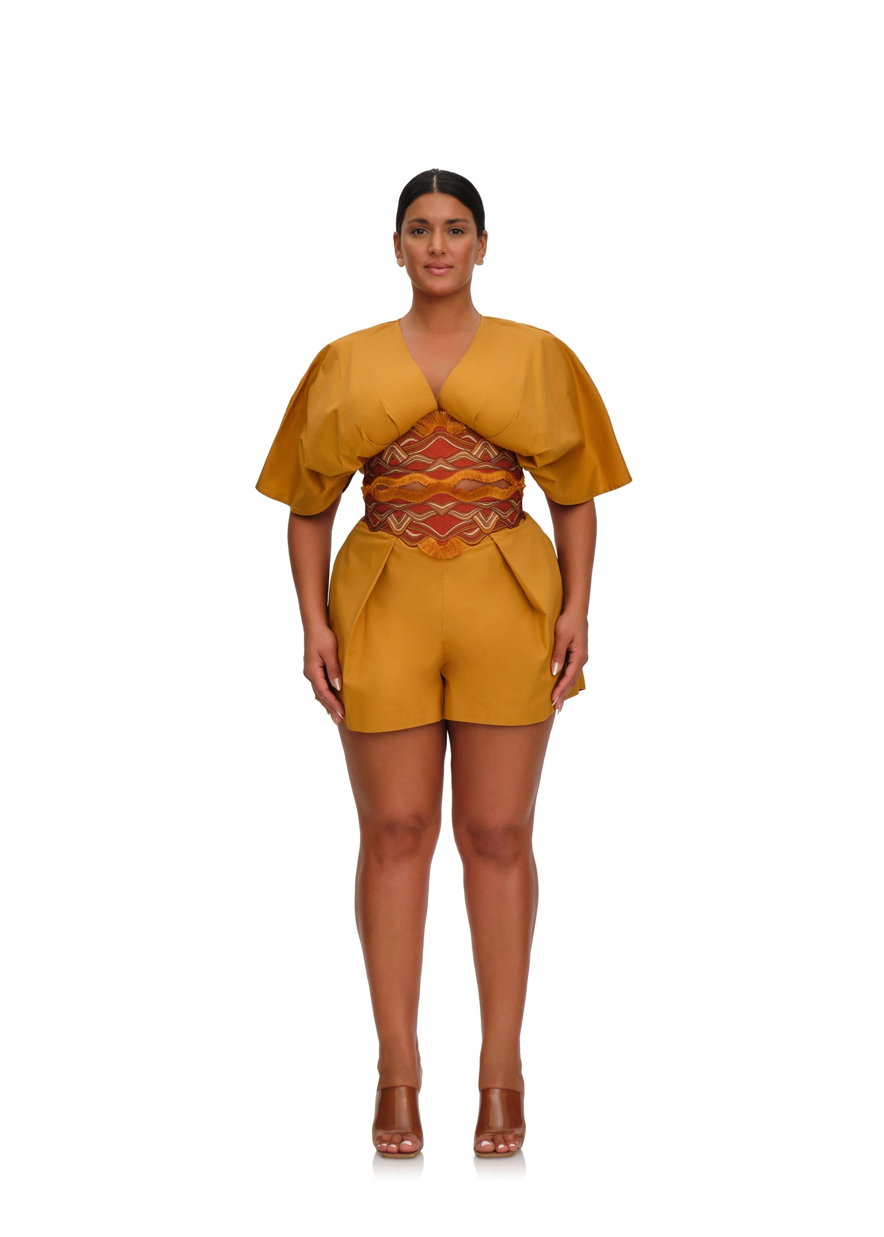 OLLA CROP TOP - MUSTARD
