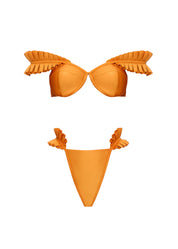 MULAN BIKINI TOP - SUNSET GOLD