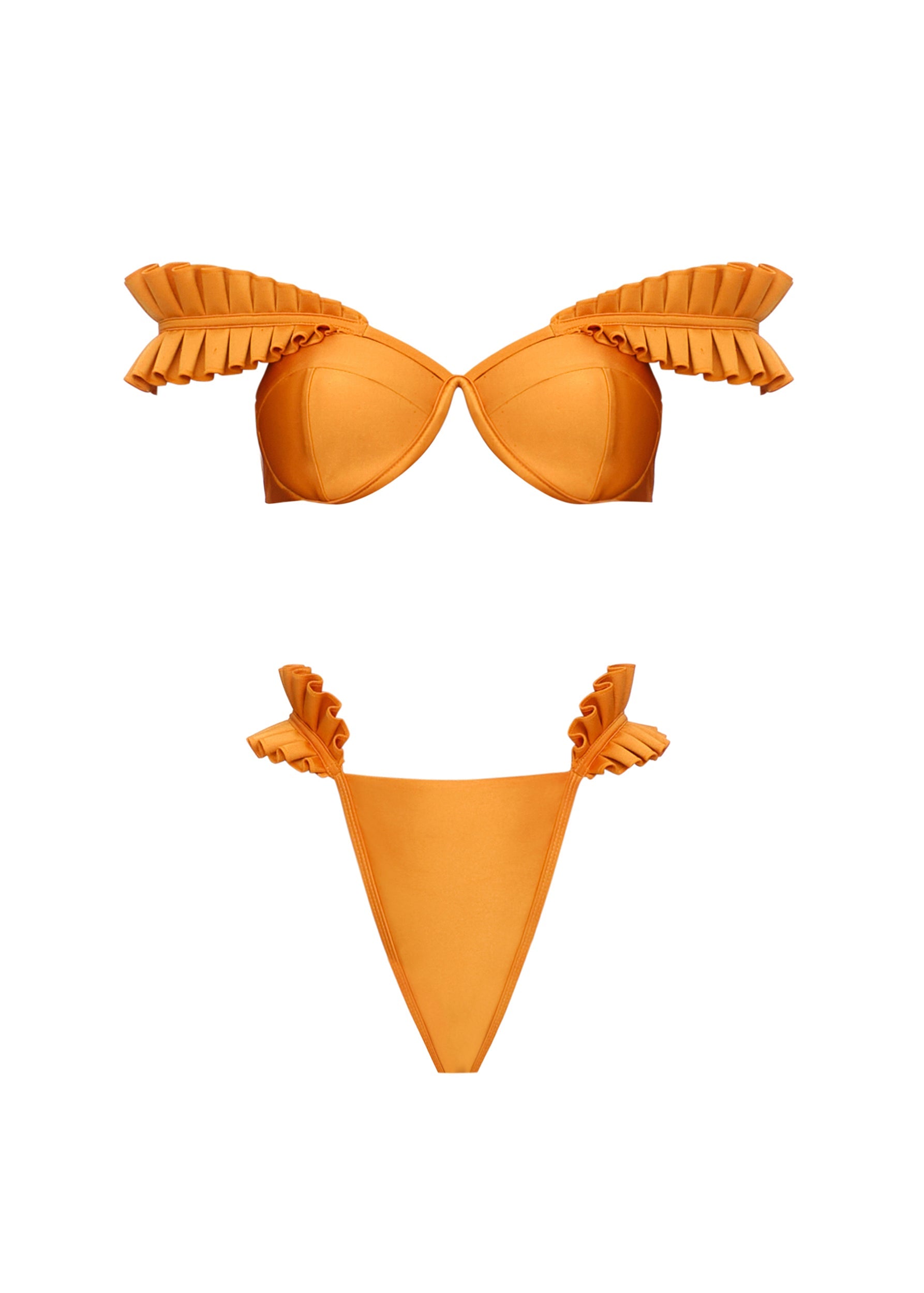 MULAN BIKINI TOP - SUNSET GOLD