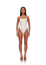 RECO ONE PIECE SWIMSUIT - LIMESTONE