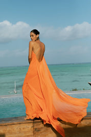 ALEXANDRA MIRO GLORIA DRESS - ORANGE XL