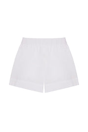 London Pyjama Short White Cotton