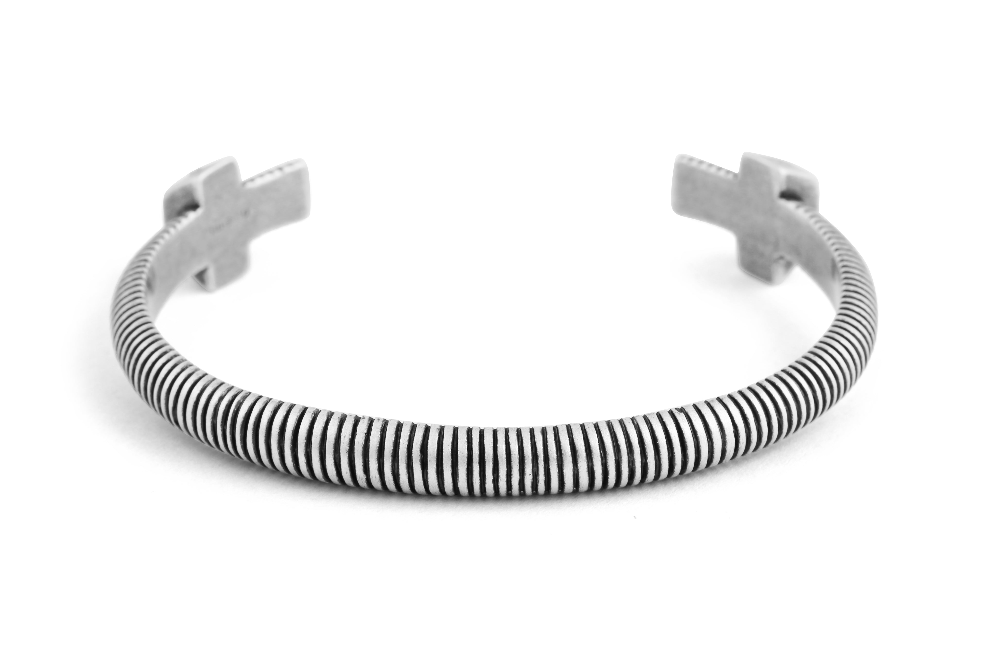 Silver Nut & Bolt Bangle