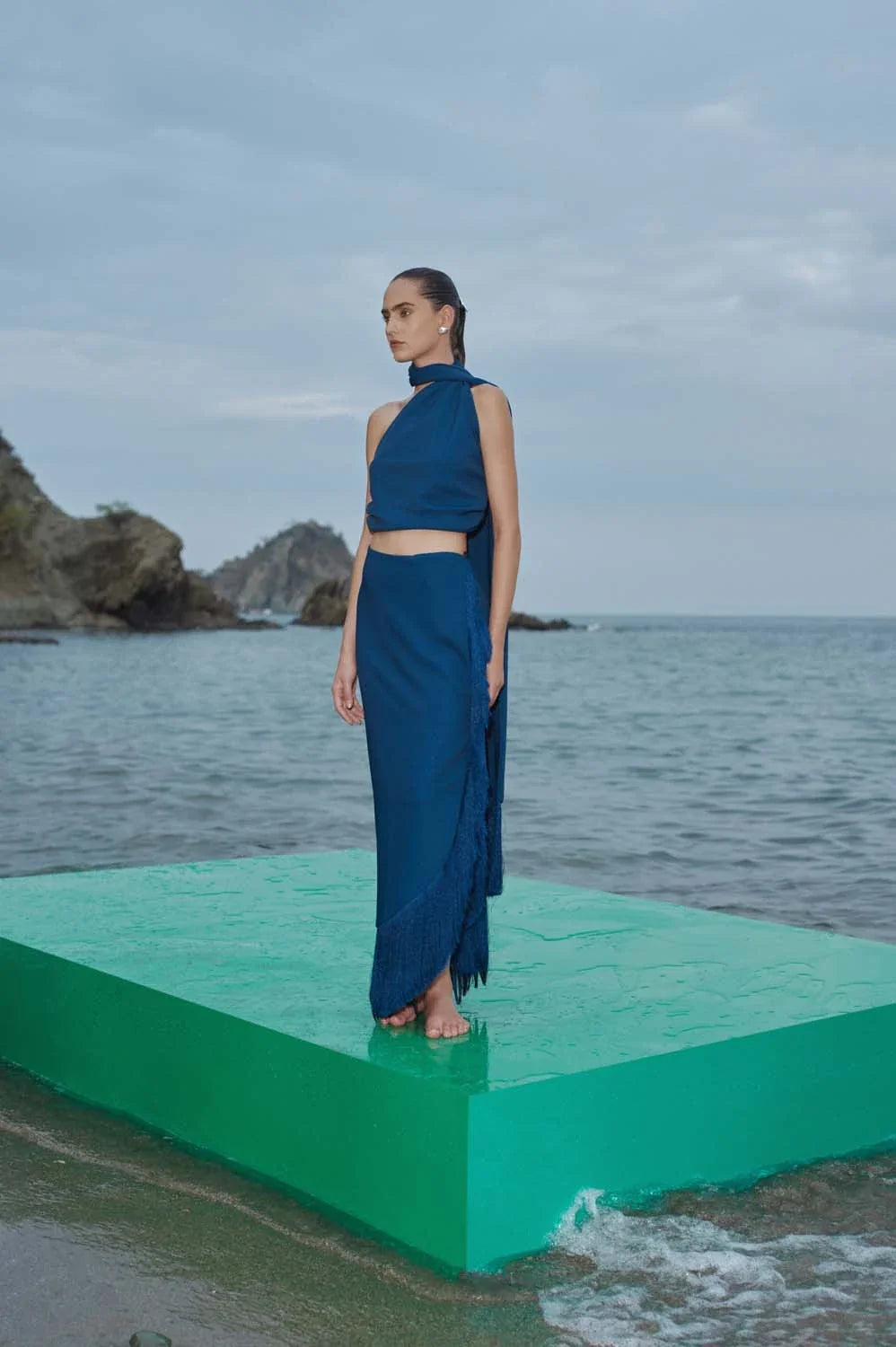 Aperol Midi Skirt