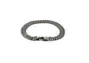 Tateossian Grumette Duo Slim Bracelet in Sterling Silver (M Size)