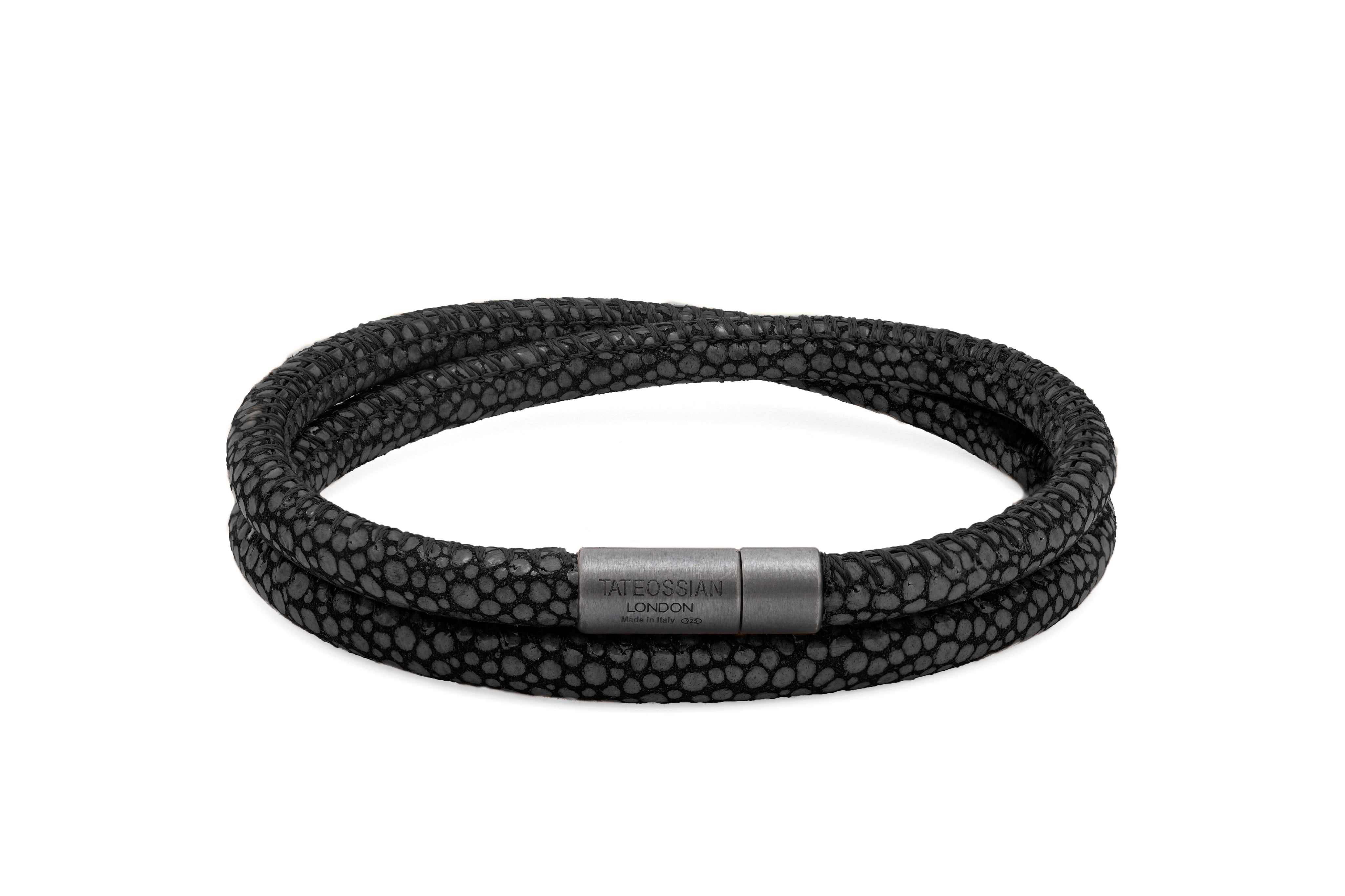 Eco Stingray Bracelet in Black