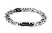 Tateossian Stainless Steel Catena Multi Nesso Bracelet  (S Size)