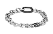 Tateossian Stainless Steel Catena Multi Nesso Bracelet  (S Size)