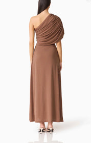 Elliatt CURAAE Gizelle Maxi Dress - Brown Size S/UK8