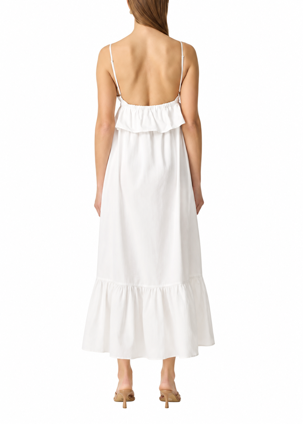 Elliatt CURAAE Hera Midi Dress - White Size S