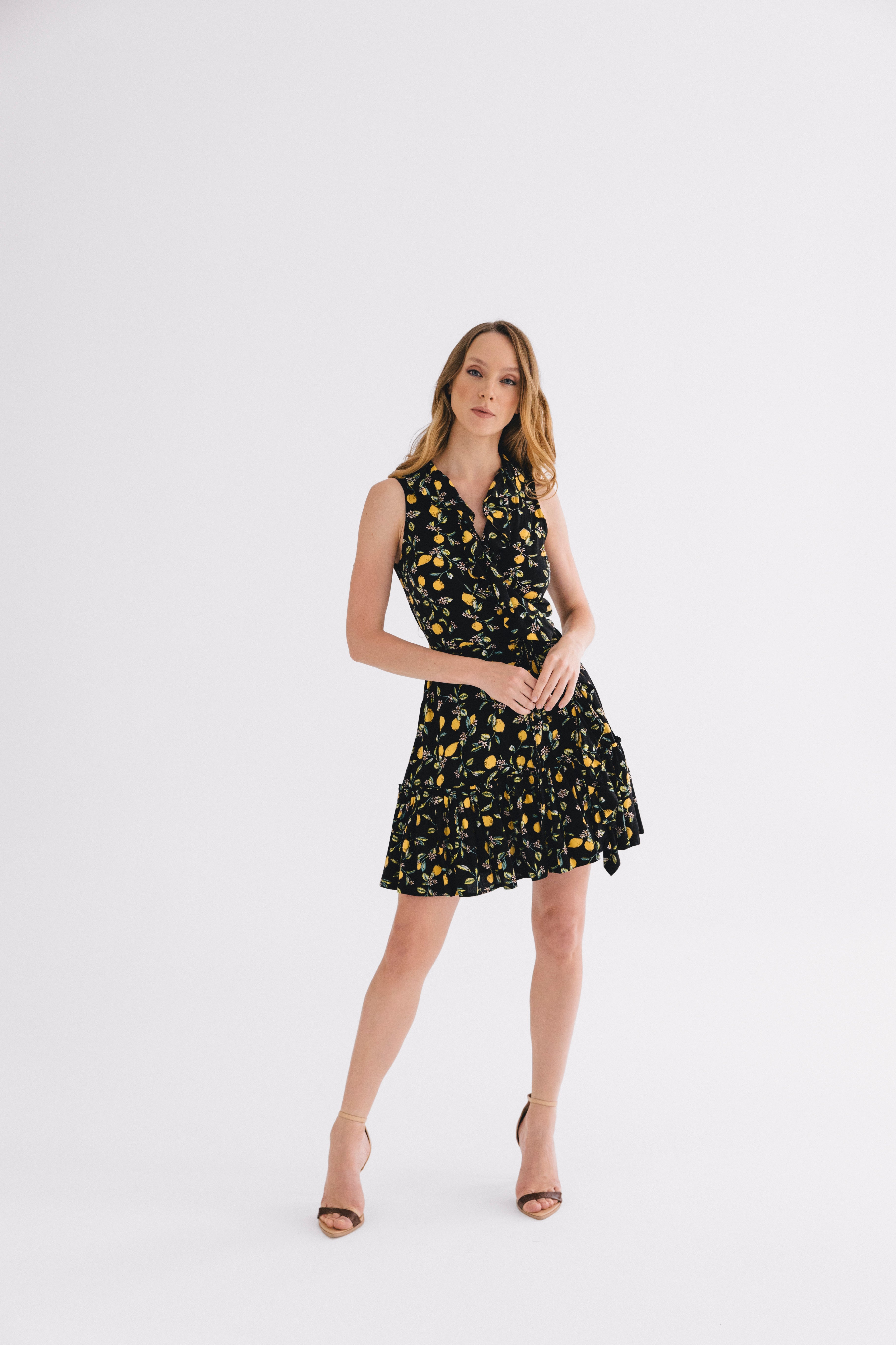 Mini Wrap Dress - Size S