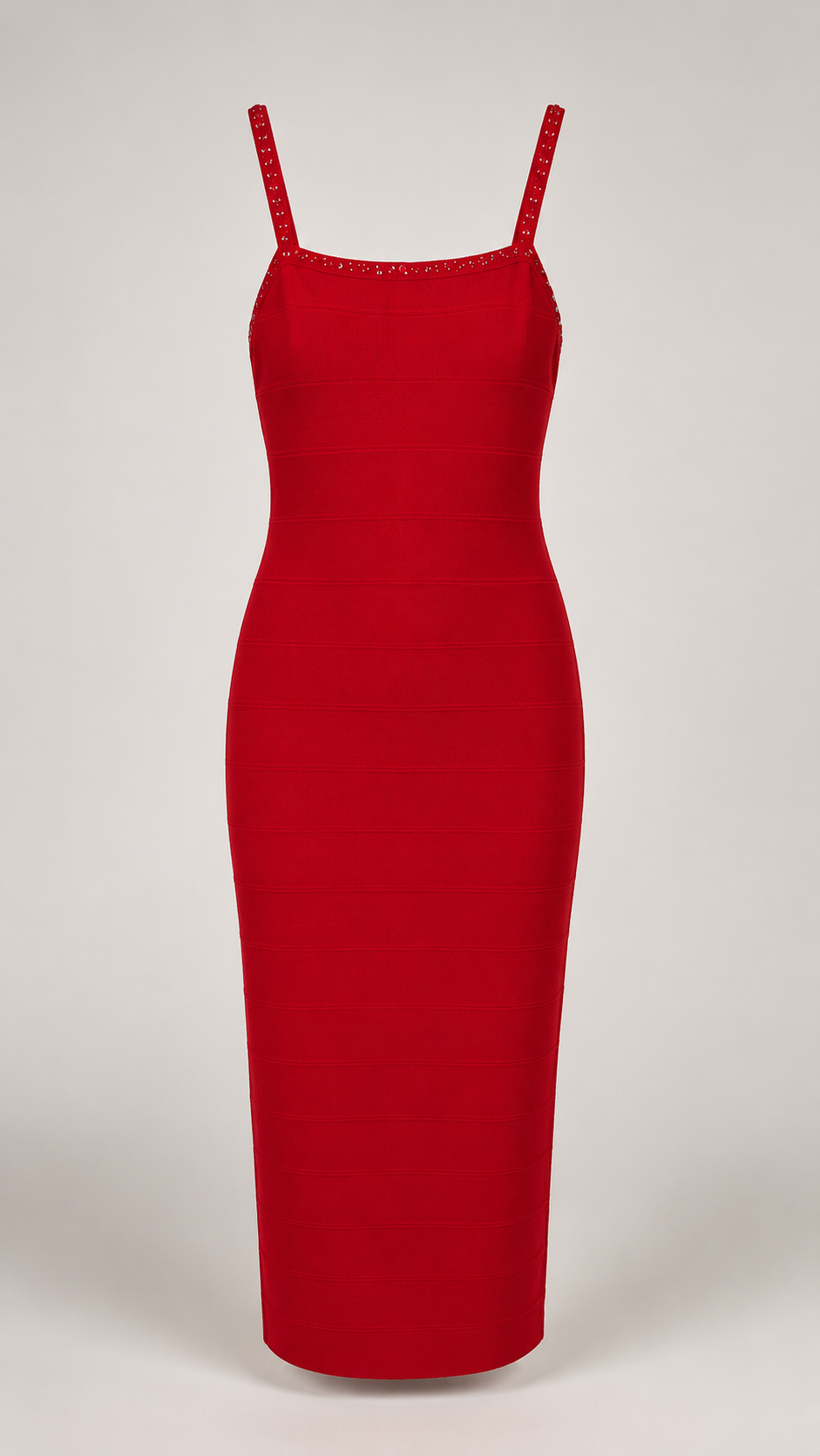 Herve Leger coral poppy bodycon dress M