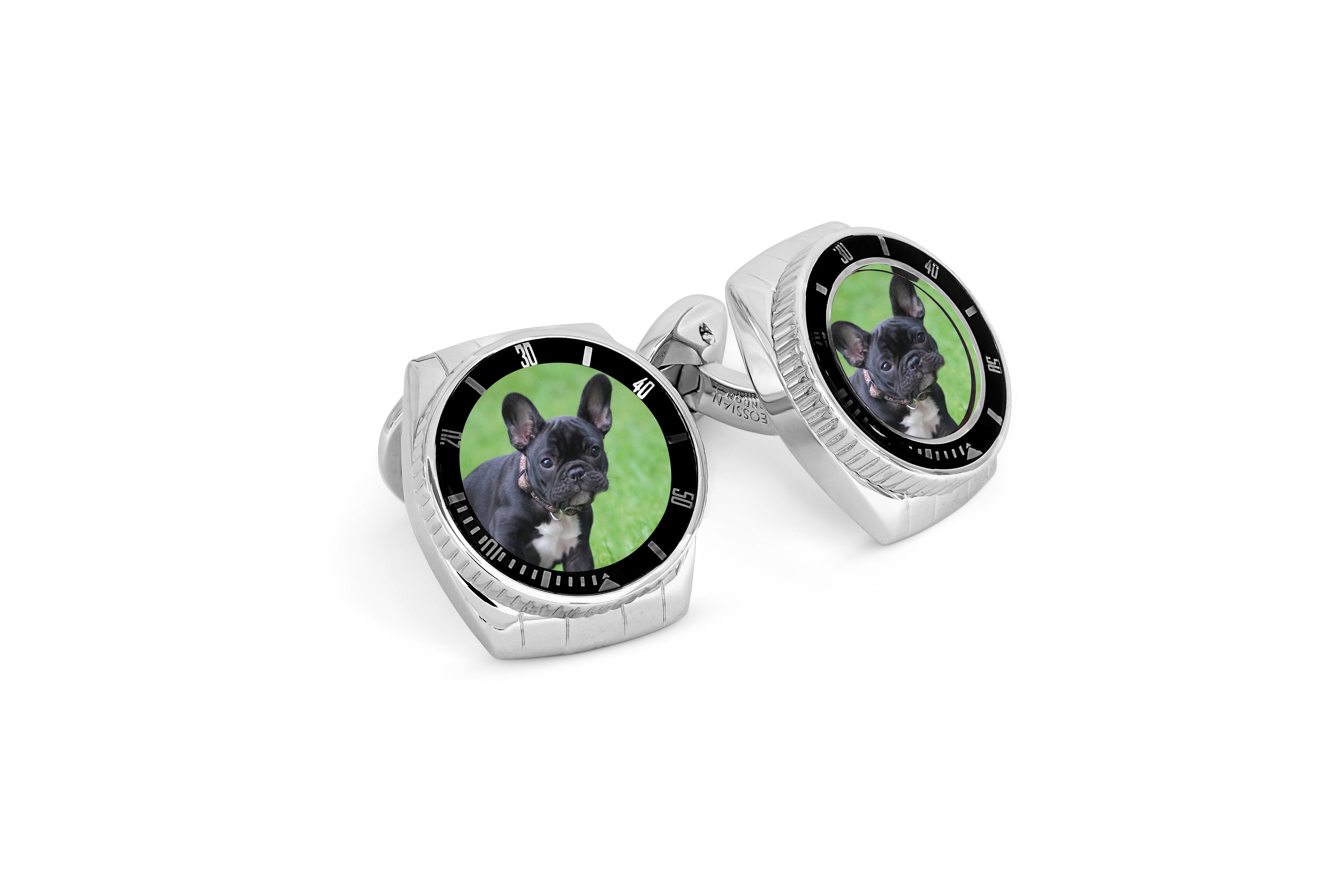 Rollo Picture Frame Cufflinks In Stainless Steel