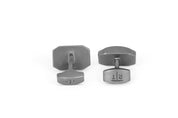 Tateossian Zen Moonlight Cufflinks in Gunmetal