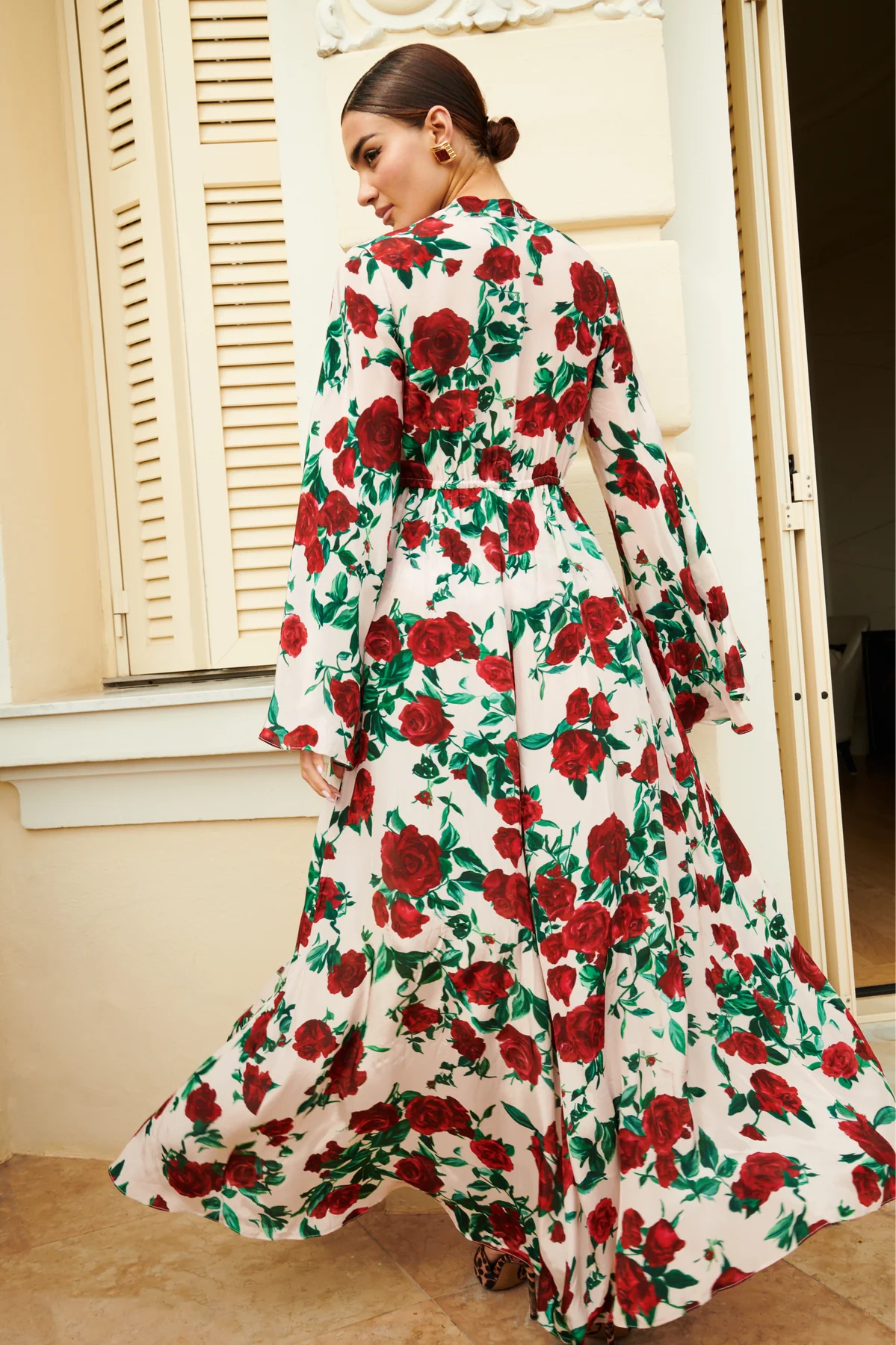 ALEXANDRA MIRO PINK ROSE GOWN