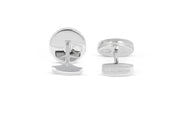 Tateossian Bamboo Round Cufflinks