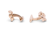 Tateossian Celtic Knot Cufflinks in Rose Gold