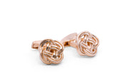 Tateossian Celtic Knot Cufflinks in Rose Gold