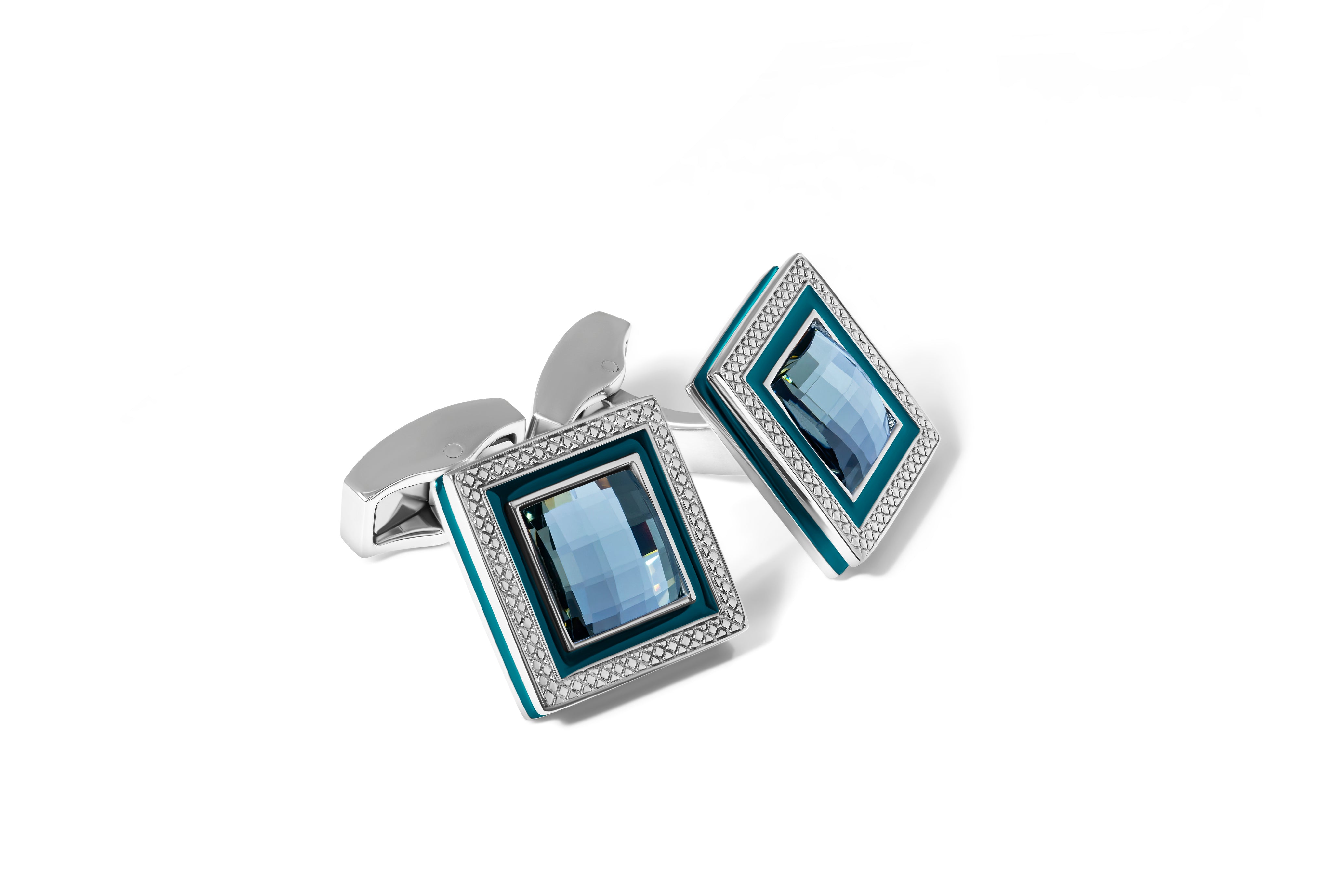 Swarovski crystal cufflinks