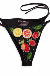 Fruit Hand beaded Underwire Bikini Bottom