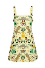 Oceanus Aurelia Mini Dress Yellow
