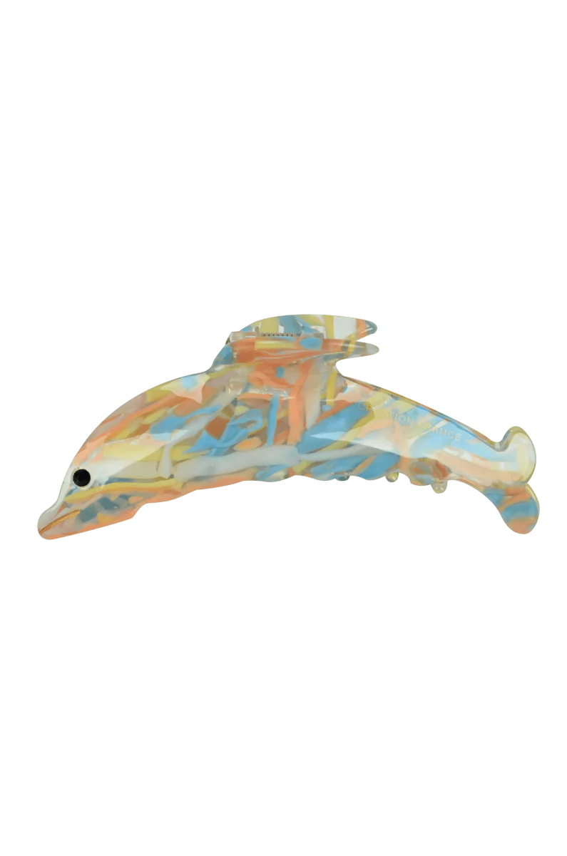 Oceanus Dolphin hair clip