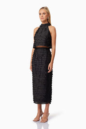 Elliatt Midi Dress - Black Size M/UK10