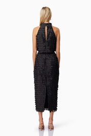 Elliatt Midi Dress - Black Size M/UK10
