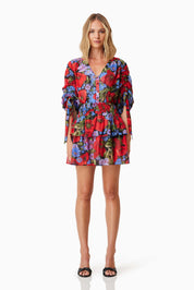 Elliatt Mini Dress - Multi Colour