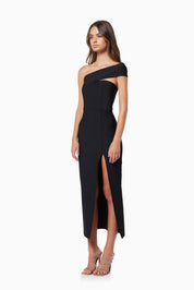 Elliatt Midi Dress - Black Size M/UK10