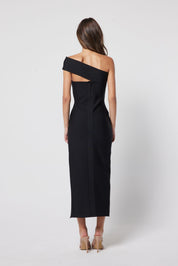 Elliatt Midi Dress - Black Size M/UK10