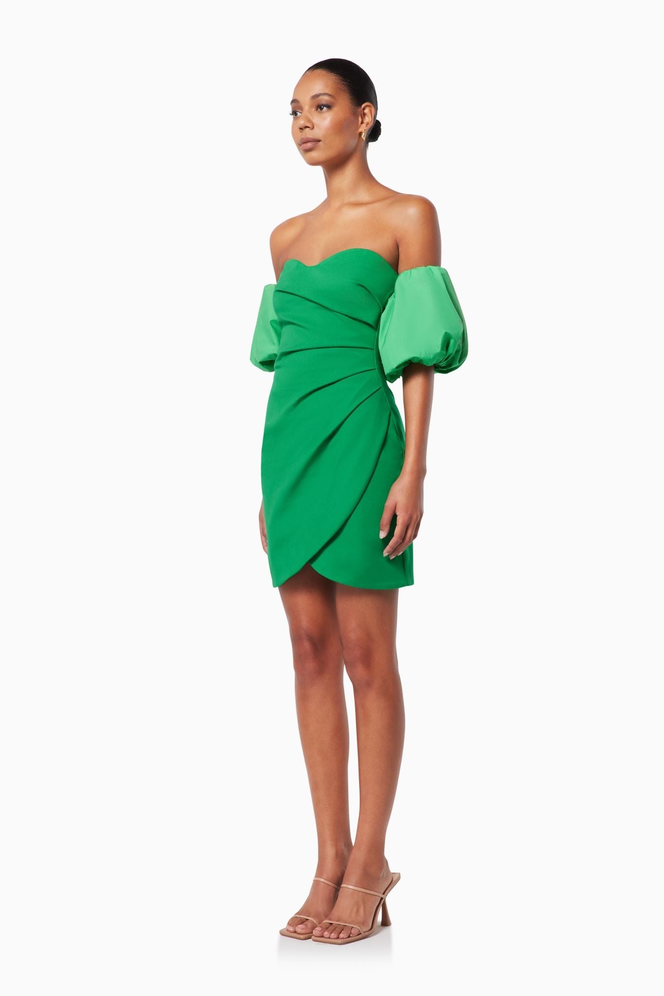 Elliatt Mini Dress - Green Size L/UK12