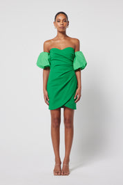 Elliatt Mini Dress - Green Size L/UK12