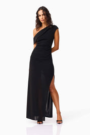 Elliatt Maxi Dress - Black Size S/UK8