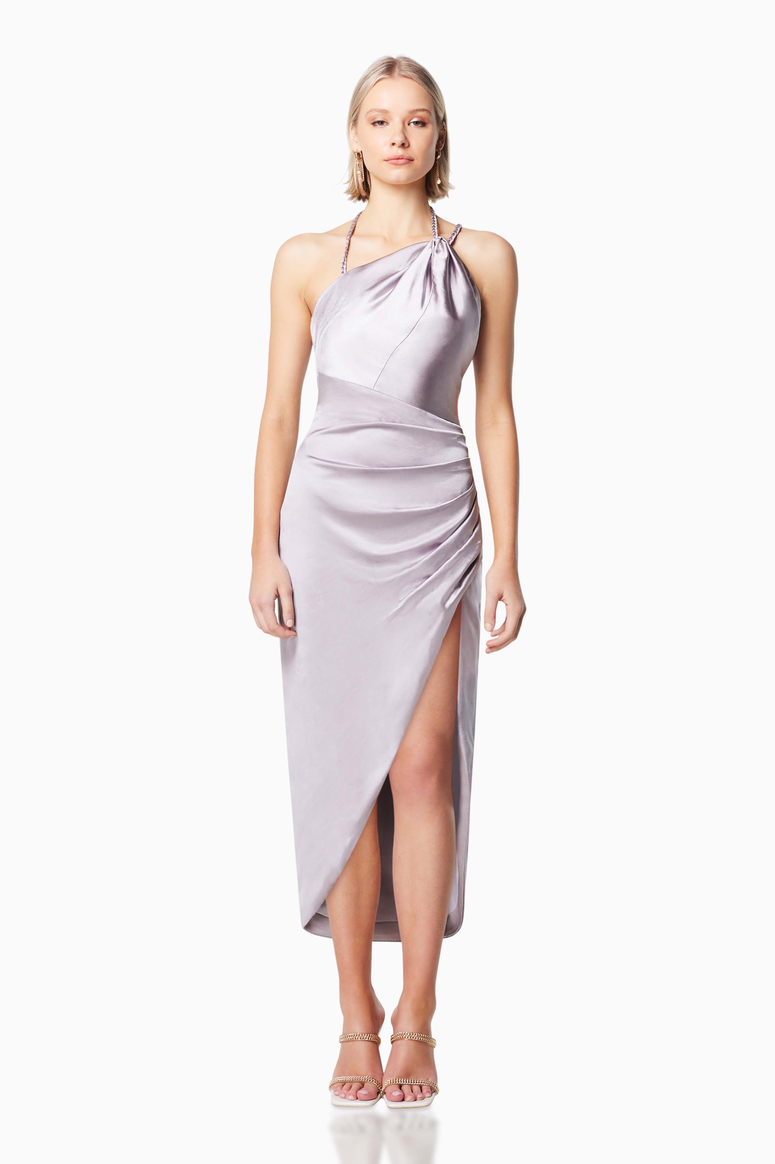 Elliatt Midi Dress - Ashlilac Size M/UK10