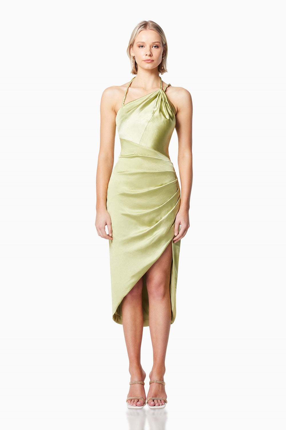 Elliatt Midi Dress - Avocado Size M/UK10