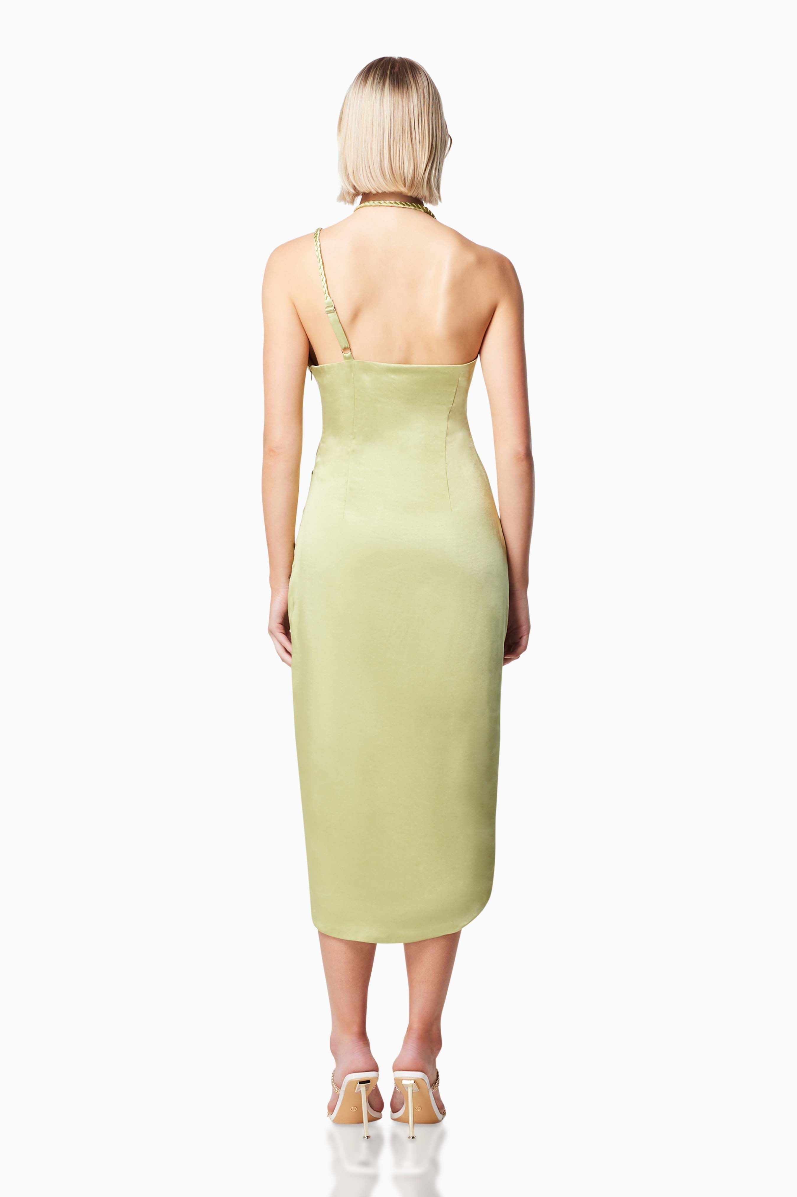 Elliatt Midi Dress - Avocado Size M/UK10