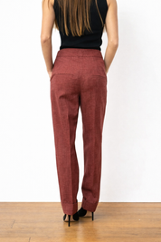Casasola Wool & Cashmere Trousers Size 38 Loro Piana Fabrics