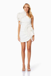 Elliatt Mini Dress - Ivory Size M/UK10