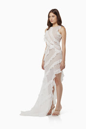 Elliatt Maxi Dress - Ivory Size M/UK10