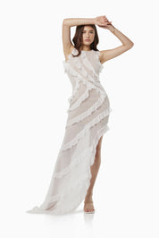 Elliatt Maxi Dress - Ivory Size M/UK10