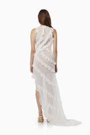 Elliatt Maxi Dress - Ivory Size M/UK10