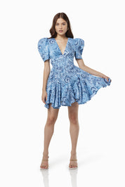 Elliatt Mini Dress - Blue Size L/UK12